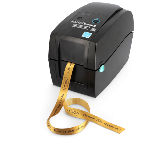 Machine d'impression à Ruban satiné Imprimante à Ruban numérique à 3  rangées, imprimante d'étiquettes pour Emballage Cadeau, Prend en Charge  Plus de